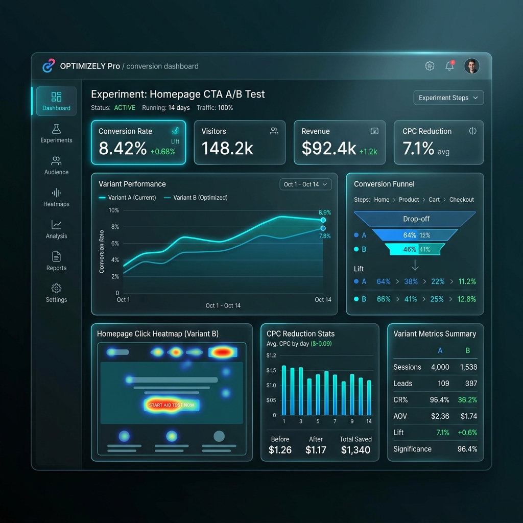 A/B Testing & Optimization Analytics